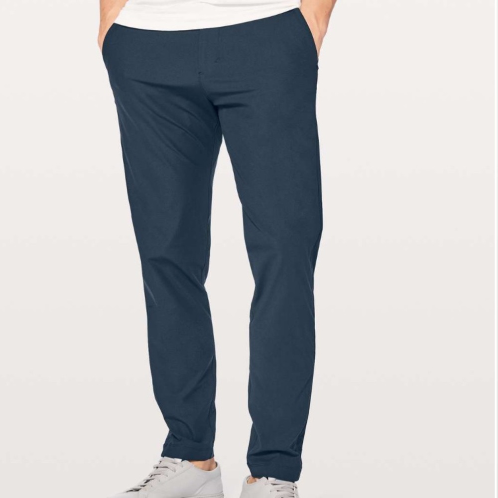 Lululemon Commission Pant Slim *Warpstreme True Navy Size 32